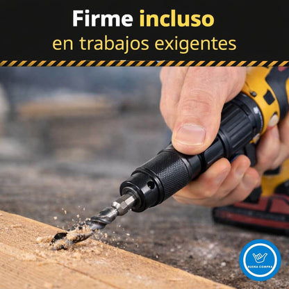 SteelConvert Pro - Oferta 2x1 - Un Solo Adaptador Firme para Taladro, Impacto y Trinquete