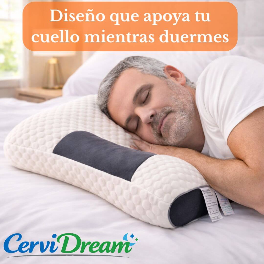 CerviDream - Almohada Ergonómica Cervical - Descansa Mejor y Despierta con Más Energía