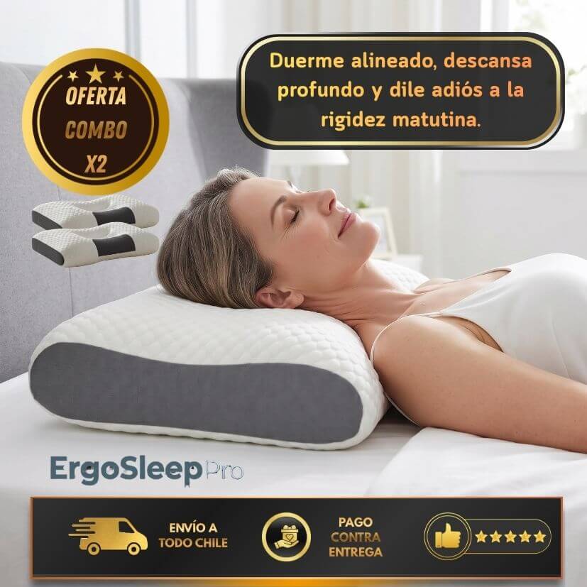 ErgoSleep Pro - Alínea tu cuello y duerme sin dolor cervical