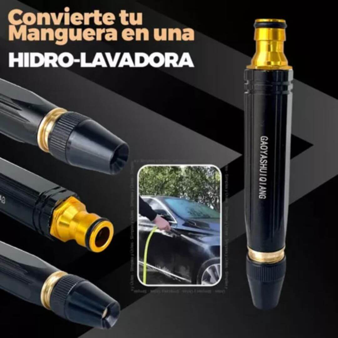 AquaJet Pro – Boquilla de Alta Presión para Auto, Patio y Jardín