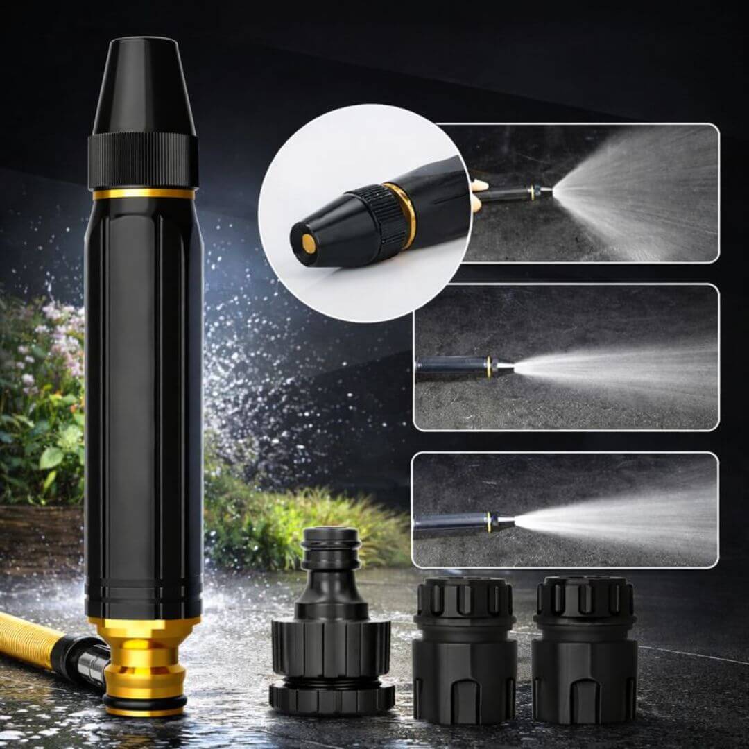 AquaJet Pro – Boquilla de Alta Presión para Auto, Patio y Jardín