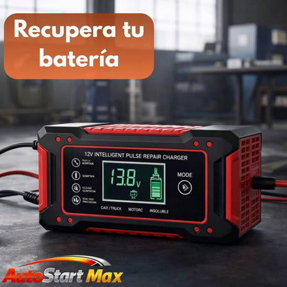 AutoStart Max - Cargador Inteligente - Mantén tu batería lista y evita fallas inesperadas al encender tu auto