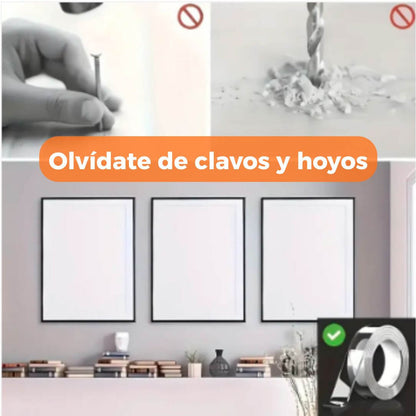WallSafe Nano 5m – Adhesión Firme que se Retira sin Marcas