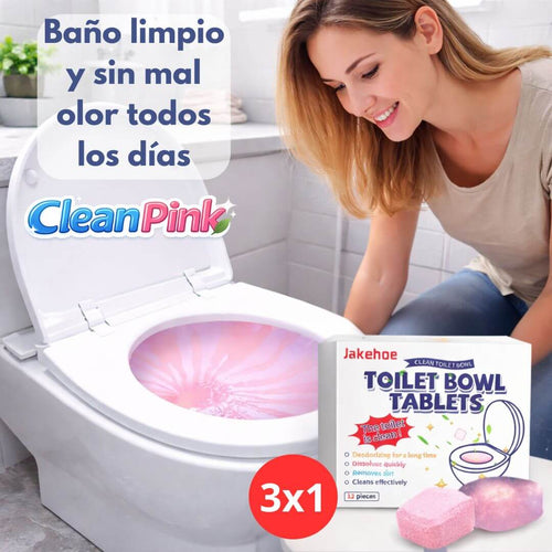 CleanPink – Mantén tu Baño Limpio y Sin Malos Olores Cada Día