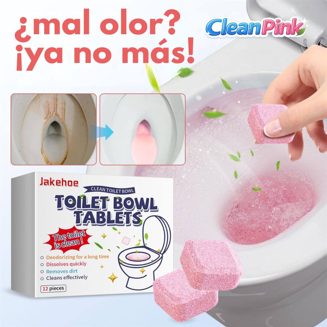 CleanPink – Mantén tu Baño Limpio y Sin Malos Olores Cada Día