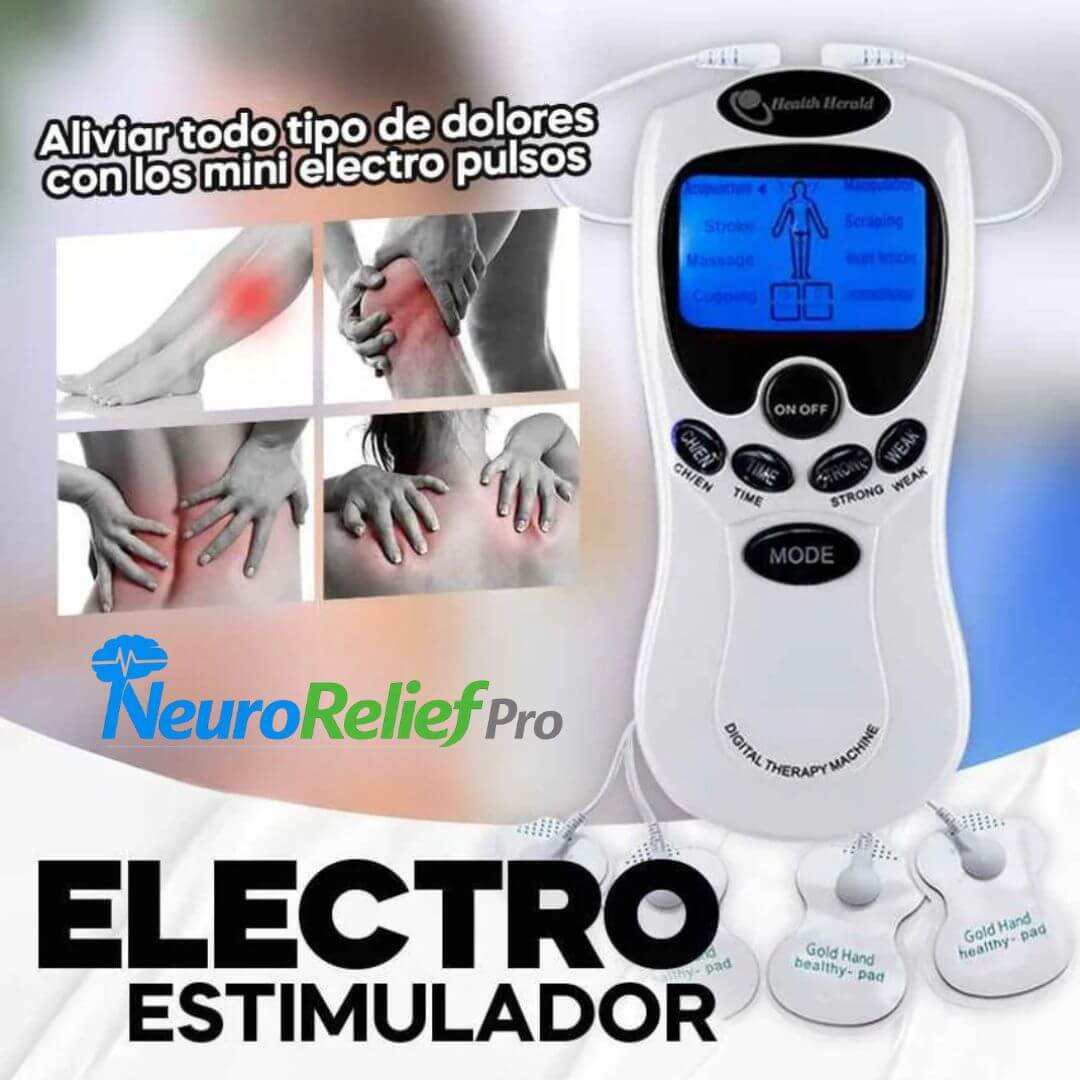 NeuroRelief Pro - Electroestimulador Muscular para Aliviar la Tensión desde Casa