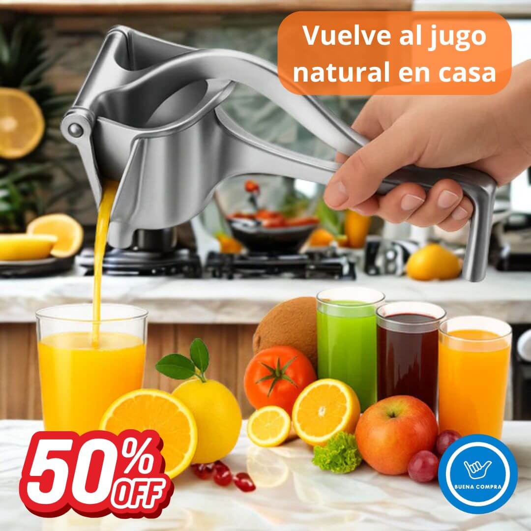 VitaPress – Exprimidor Manual para Disfrutar Jugos Naturales Frescos Cada Día
