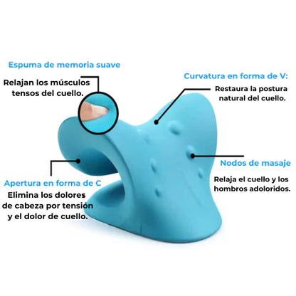 CerviCare - Estirador de Cuello y hombros – Alivia la Tensión Cervical con Solo 10 Minutos al Día