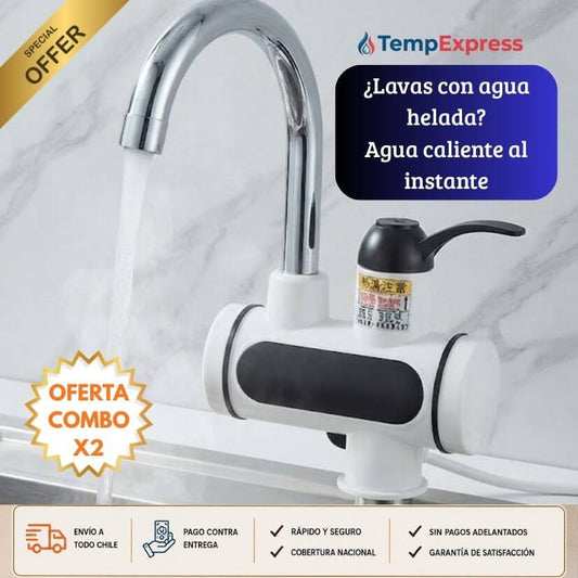 TempExpress - Tu lavaplatos con agua caliente rápidamente - Combo X2