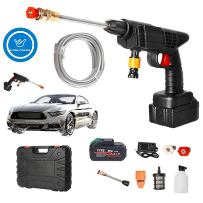 HydroFree Pro – Hidrolavadora Inhalambrica 48 V - Limpieza Potente en Exteriores sin Cables ni Enchufes