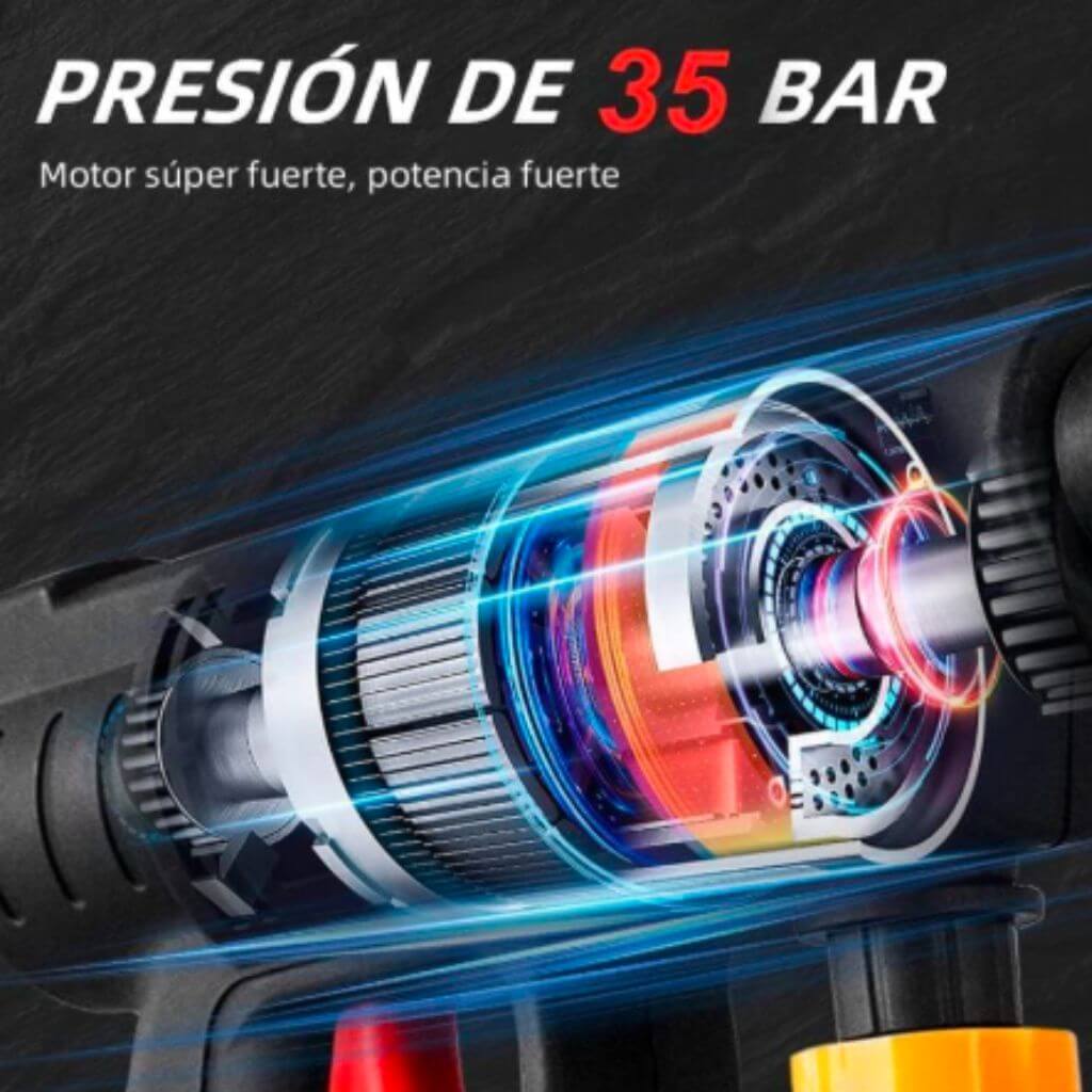 HydroFree Pro – Hidrolavadora Inhalambrica 48 V - Limpieza Potente en Exteriores sin Cables ni Enchufes