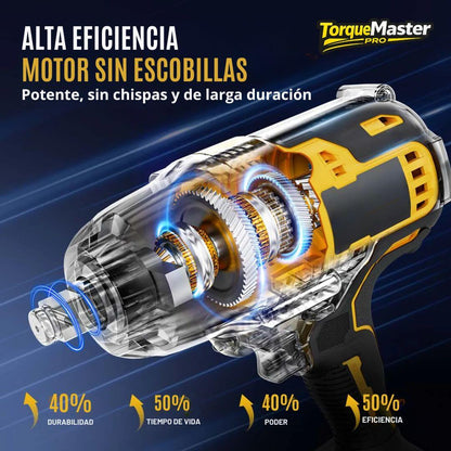 TorqueMaster Pro - Llave de Impacto con 2 Baterías - Potencia real para tu auto y tu casa sin depender de nadie