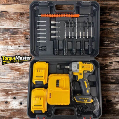 TorqueMaster Pro - Llave de Impacto con 2 Baterías - Potencia real para tu auto y tu casa sin depender de nadie