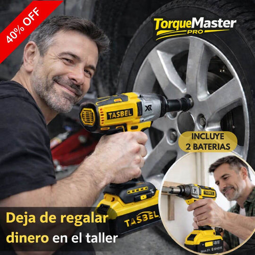 TorqueMaster Pro - Llave de Impacto con 2 Baterías - Potencia real para tu auto y tu casa sin depender de nadie