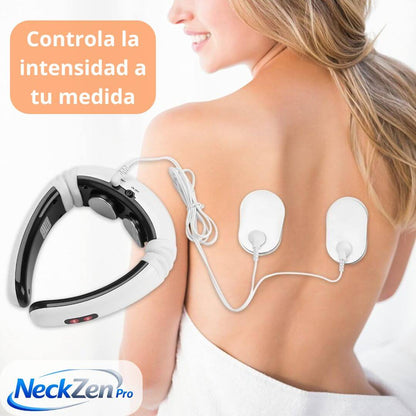 NeckZen Pro - Masajeador de cuello con Electroestimulación - Relaja tu cuello y desconecta del estrés sin salir de casa