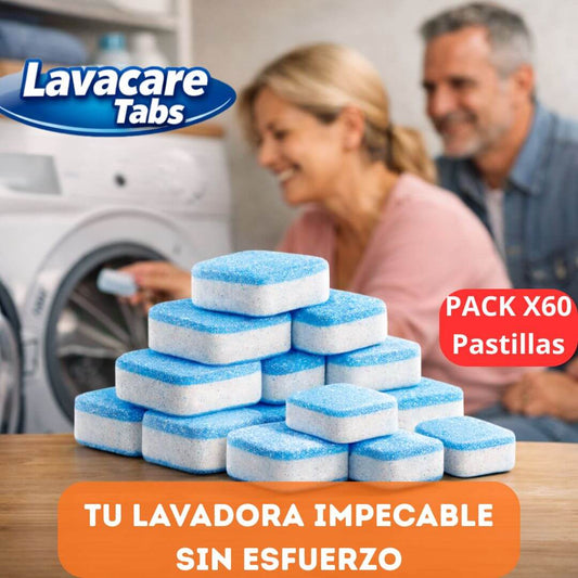 Lavacare Tabs – PACK X5 Limpia el Interior de tu Lavadora Fácilmente y Mantén su Buen Funcionamiento