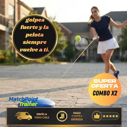 MatchPoint Trainer - Mejora tu técnica de fondo sin depender de nadie.