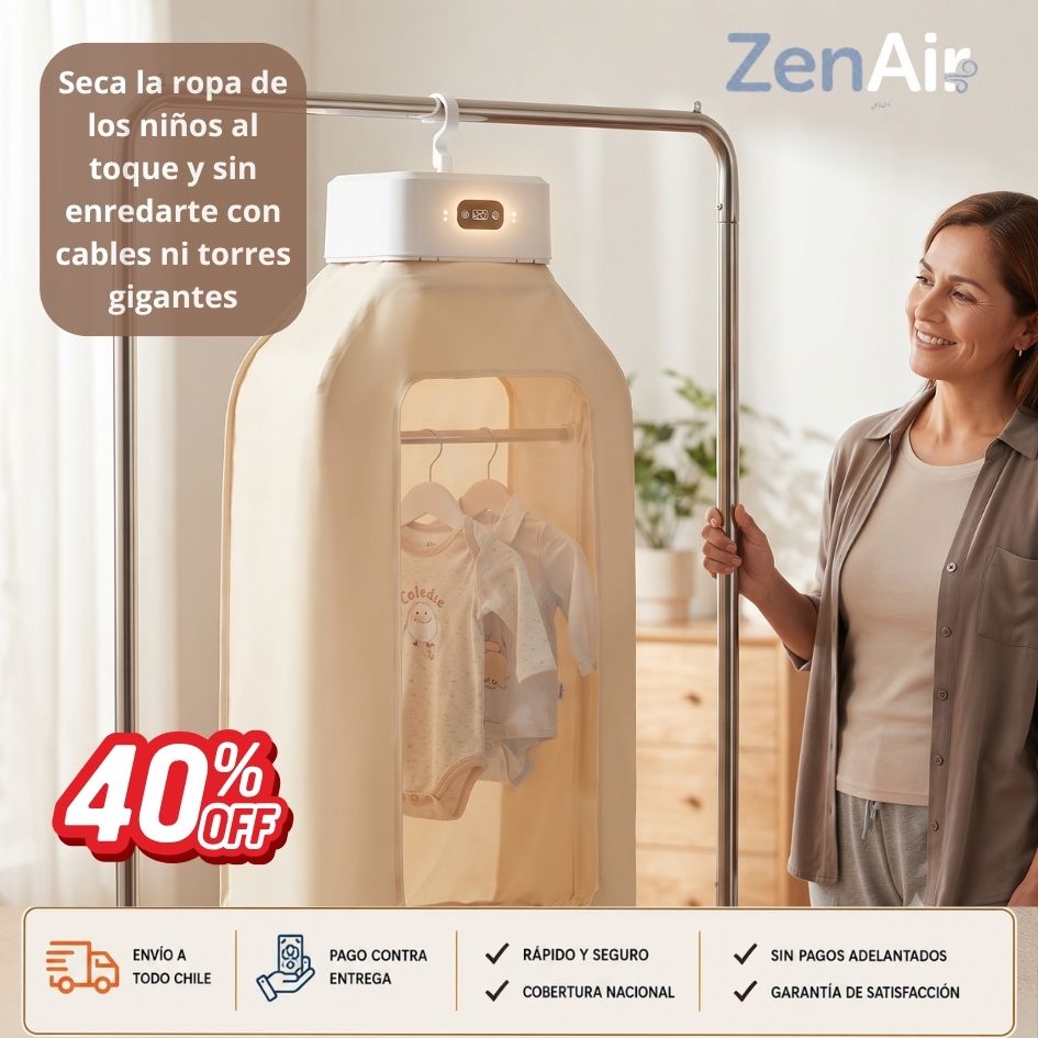 ZenAir™ — Tu ropa seca y lista