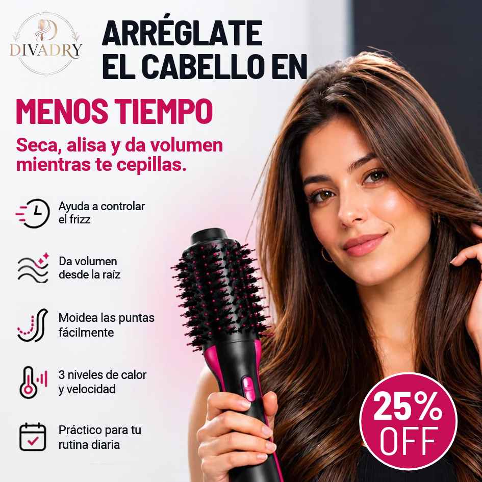 DivaDry™ - Cepillo 3 En 1 - Oferta 25%OFF